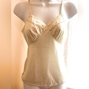 Saks Fifth Avenue Vintage Camisole Top | Size 32 | Cream